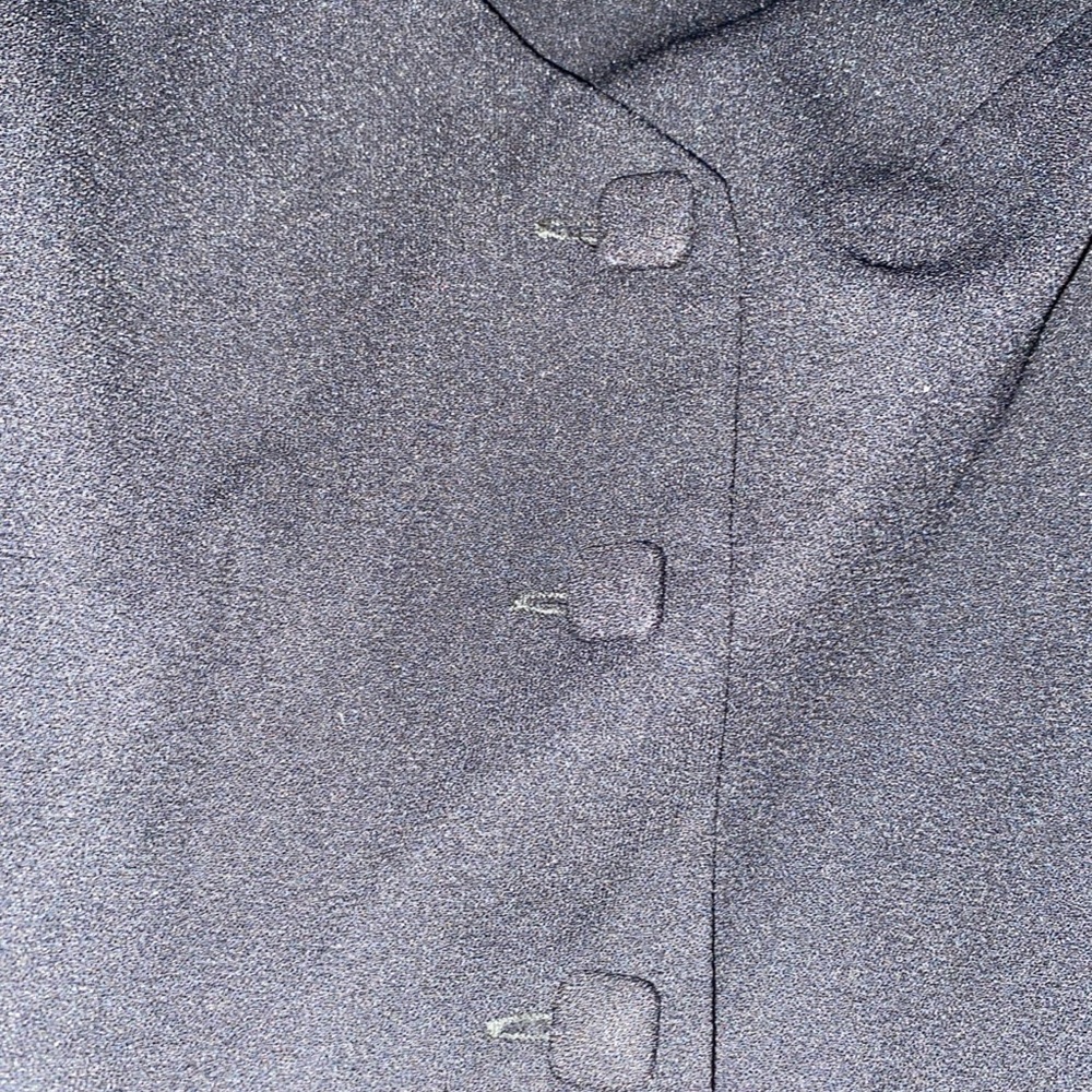 liz claiborne Women’s Size 4 Crop/bolero Jacket Black dressy career - Picture 3 of 5